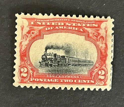 Mint Vintage US Stamp, #295, Low Train … M/OG/H
