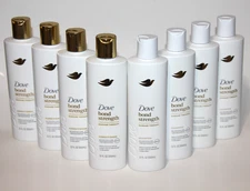 LOT(8) DOVE BOND STRENGTH SHAMPOO & CONDITIONER BIO PROTEIN PEPTIDE COMPLEX 12OZ