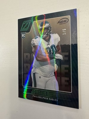 2022 Jordan Davis Zenith Artist Proof 1/5 RC Philadelphia Eagles