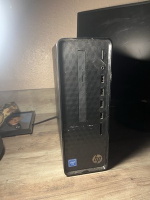 HP S01pF1013w Slim (1TB HDD, Intel Celeron G5900,3.4GHz, 4GB RAM) Desktop Black 