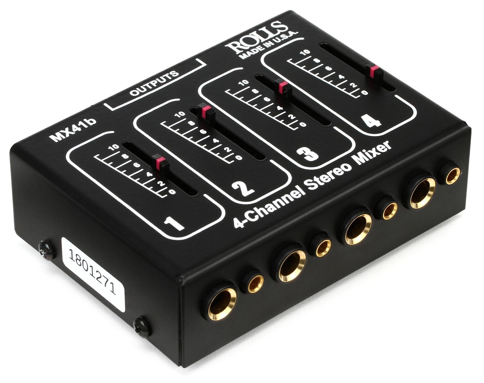 Стерео 4-канальный микшер Rolls MX41B 12290₽