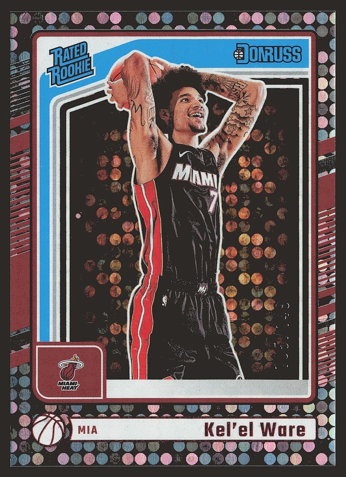 2024-25 Donruss #221 Kel’el Ware Red Disco /149 RC