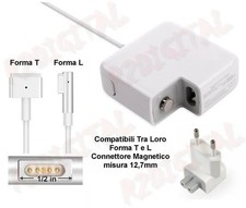 ALIMENTATORE per APPLE MACBOOK MAGSAFE 1 60W 16.5V 3.65A MAGSAFE 1 PRO 13 15 POL