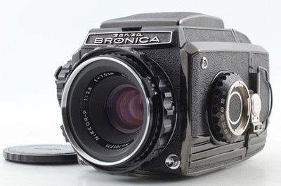Späte [NEUWERTIG] Zenza Bronica S2 schwarz 75 mm f/2.8 Mittelformatkamera...
