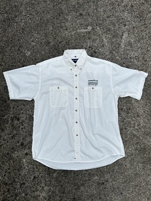 Vintage Swingster Button Up Goodyear Gatorback NASCAR  Size XL Y2K