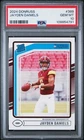 2024 PANINI DONRUSS #389 JAYDEN DANIELS RC RATED ROOKIE COMMANDERS LSU PSA 10