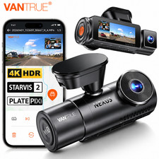 Vantrue N4 Pro S 4K 3 Channel Dash Cam Front Rear Inside STARVIS 2 HDR WiFi GPS