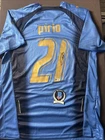 Andrea Pirlo Autograph Signed AUTO Italy Soccer Jersey 21 BAS Beckett COA - R04