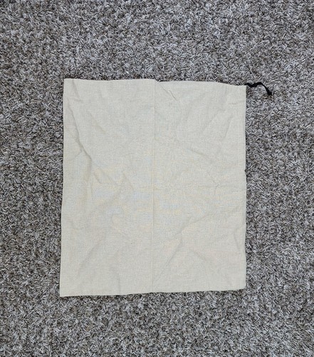 Authentischer Gucci Staubbeutel 22” x 19” beige Handtasche Aufbewahrung Abdeckung Kordelzug Logo - Bild 5 von 5
