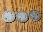 Barber Liberty Head Half Dollar Lot of 3 - 1912 50C