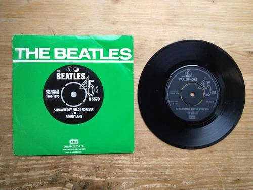 The Beatles Strawberry Fields / Penny Lane EX 7" Single Vinyl Record R5570 (AJ)