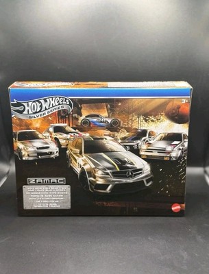 Hot Wheels Silver 2025 ZAMAC BOX SET Set of 6