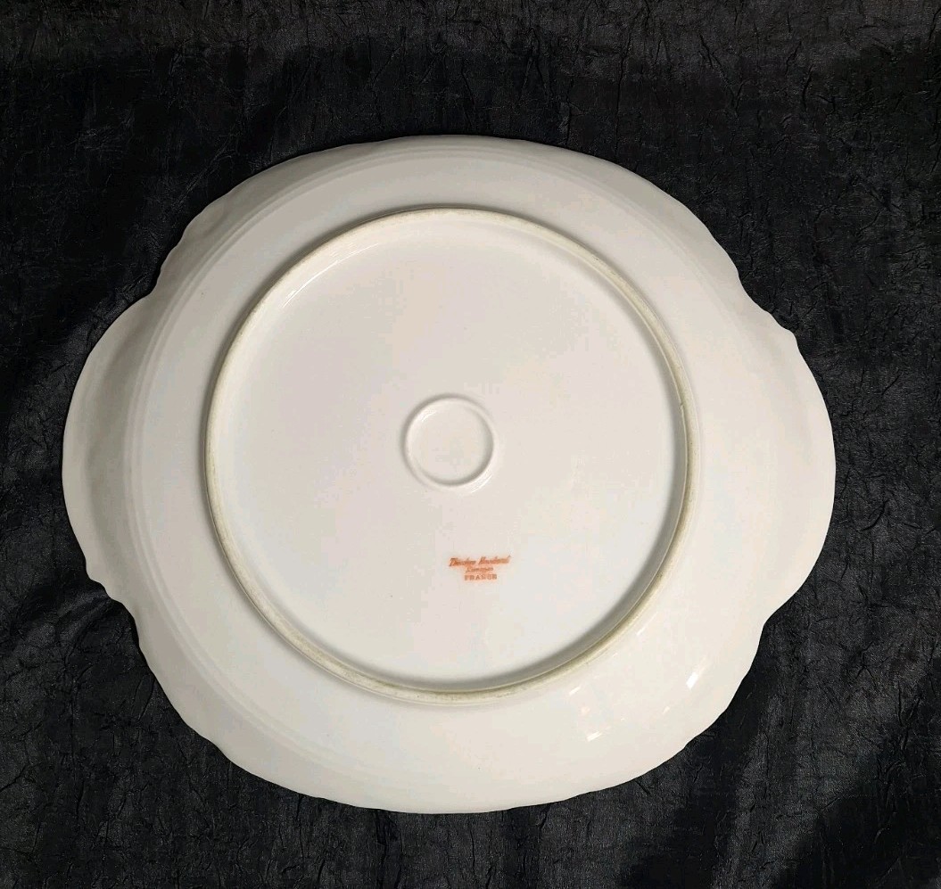 Haviland & Co Limoges France Antique 1895-1900 Schleiger 264 Violets Platter 11”