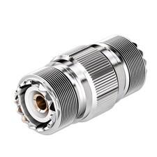 2 PCS UHF Female to Female SO-239 Coax Cable Barrel Adapter, Connector, Coupler