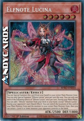 ELFENLICHT   Secret   BPRO EN010   1Ed   Yugioh!   ANDYCARDS