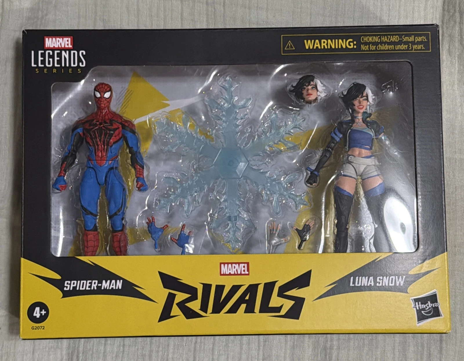 Hasbro Marvel Legends Rivals Spider-Man and Luna Snow Action Figure Deluxe Set image 1