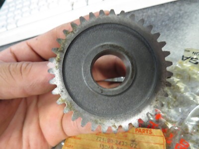 パーツ kei NOS Kawasaki 35T Kick Gear KM125 KE100 KM100 G5 G3TR 725100