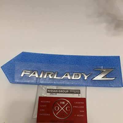 Genuine OEM Z34 Nissan Fairlady Z JDM Rear Emblem Trunk Badge 2009