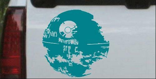 Calcomanía pegatina con ventana para computadora portátil para automóvil o camión de Star Wars Estrella de la Muerte - Imagen 24 de 32