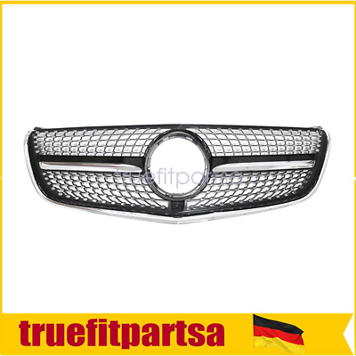 Schwarzer Diamantgrill für 16-19 Mercedes-Benz V-Klasse W447 V250 V300 V260