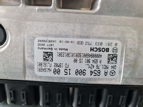 Mercedes Clase C 2018-2022 2,0 control del motor diésel ecu 654.920 - Imagen 2 de 20