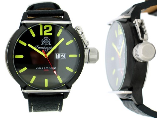 German SWISS BIG-DATE Crown Protecting system T0169 - Picture 3 of 5