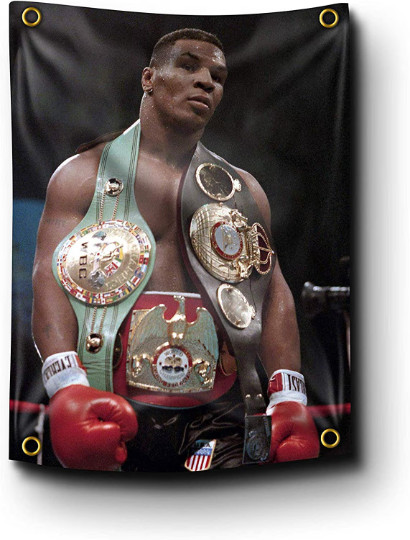 Mike Tyson Bodybuilding Boxing Home Gym Fitness Wall D&eacute;cor Banner Flag 3x5 Feet
