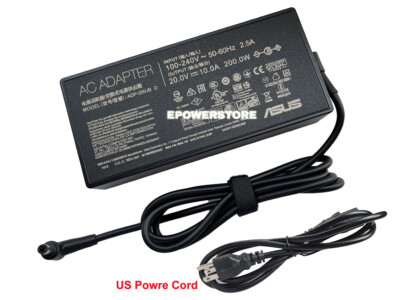20V 10A 200W AC Adapter Charger For ASUS TUF DASH FX517ZM FX516 FX517 Laptop