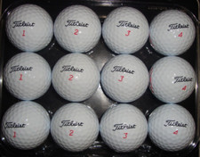 12 Titleist TruFeel golf balls