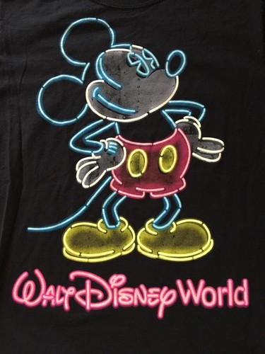 Glow In The Dark Neon Mickey Mouse 