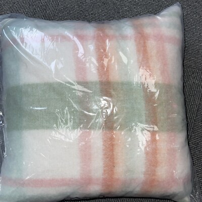 Laura Ashley Colton Check Cushion In Sage 50x50cm New In