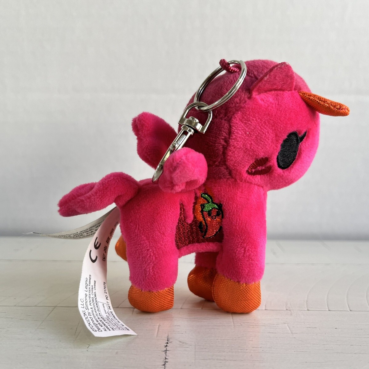 TokiDoki Unicorno Pepperino 4 Inch (10 cm) Plush Keychain | eBay
