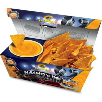 El Sabor Nacho n Dip Cheese Chili Nachos mit Cheese Dip 12x175 g Bx.