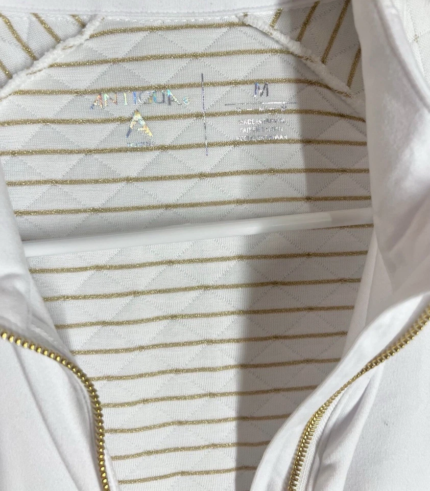 Antiqua Women’s Jacket, Size M - White NWT - Image 3 of 4
