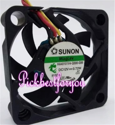 Ventilateur Refroidissement SUNON MB40101V2-0000-G99 4cm 12V 0.96W - Silent, Neuf Sous Blister