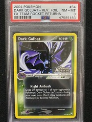 Dark Golbat 34/109 Team Rocket Returns Reverse Holo