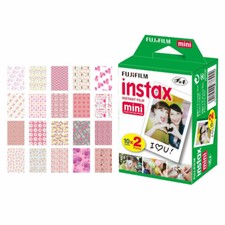 Fujifilm instax mini Instant Film 20 Exposures 20 Baby Girl Sticker Frames