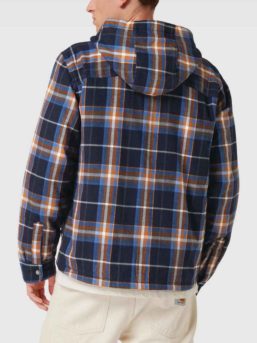 NWT The North Face Menu0026#039;s Hooded Campshire Shirt Blue Plaid MSRP $149  Size L XXL | eBay