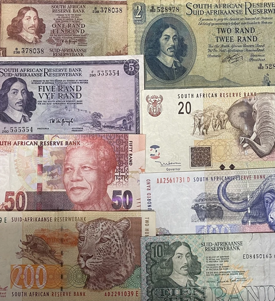 SOUTH AFRICAN RAND-POND-POUND BANKNOTES -CHOICE OF NOTE & STYLE - SOUTH AFRICA - Image 1 of 1