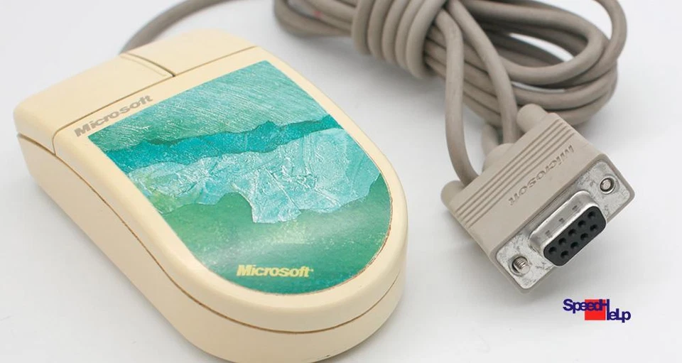 Original Microsoft Serial PS/2 Compatible Mouse RS-232 COM Port DOS Driver Retro - Image 2 of 4