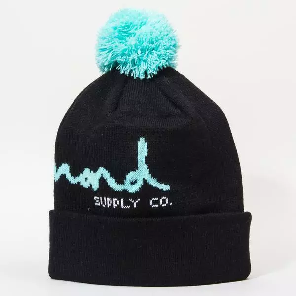 Diamond Supply Co. Beanie OG Script Logo with Pom Pom