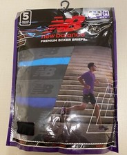 New Balance Premium Boxer Briefs 5 Pack NB3049-5 - Size M - NEW 