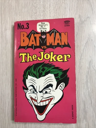 BATMAN VS. THE JOKER 3  PAPERBACK FN/VF IST PRINT VINTAGE 1966 SIGNET RARE NICE!
