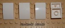 Lego Basic 4x Bogen halbrund Schrägst. Dachstein 2x3 weiss #24309 NEUWARE