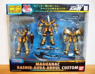 Bandai MS in Action Maguanac Racid & Auda & Abdul Custom WMS-03 Figur Japan