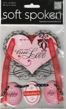 MAMBI Soft Spoken 3D stickers Banner MY ONE TRUE LOVE 95552 Fast FREE Ship!