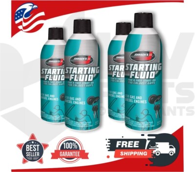 Johnsen's 6762 10.7 Ounce Capacity Starting Fluid Performs to -65°F (Pack of 12)
