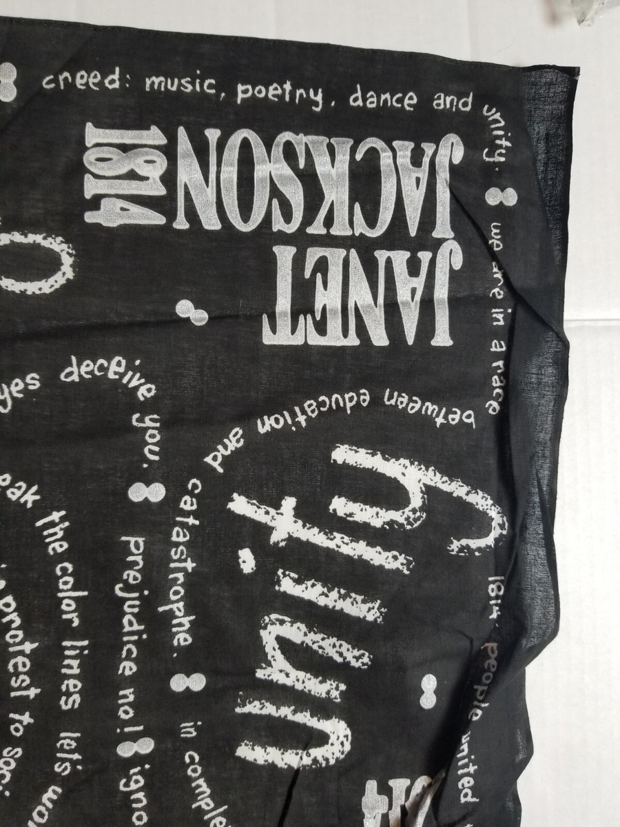 Vintage Rare 1989 Janet Jackson Rhythm 1814 Nation Tour Souvenir