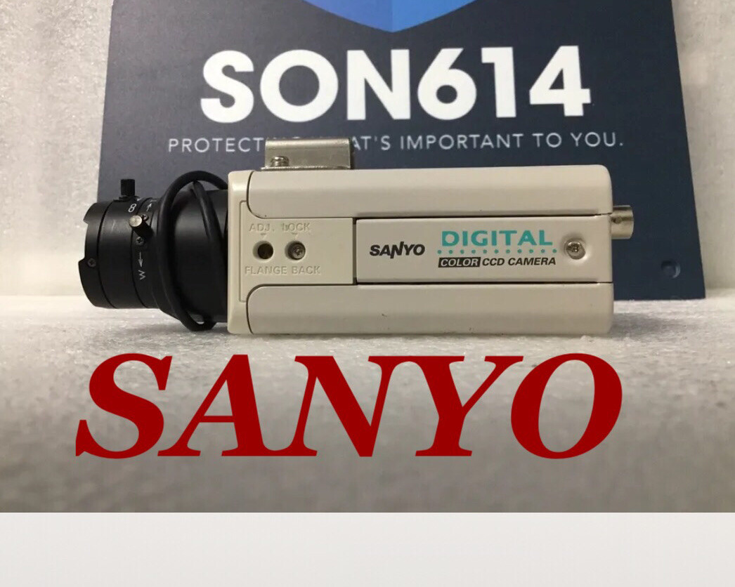 Sanyo VCC-6594 Security Color Camera W/ 520TVL 3.5-8mm Lens 24VAC