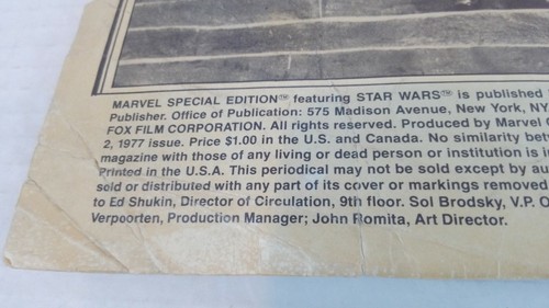 Marvel Special Edition feat. STAR WARS #2 (1977) MARVEL Treasury Comic Book - GD - Picture 11 of 12